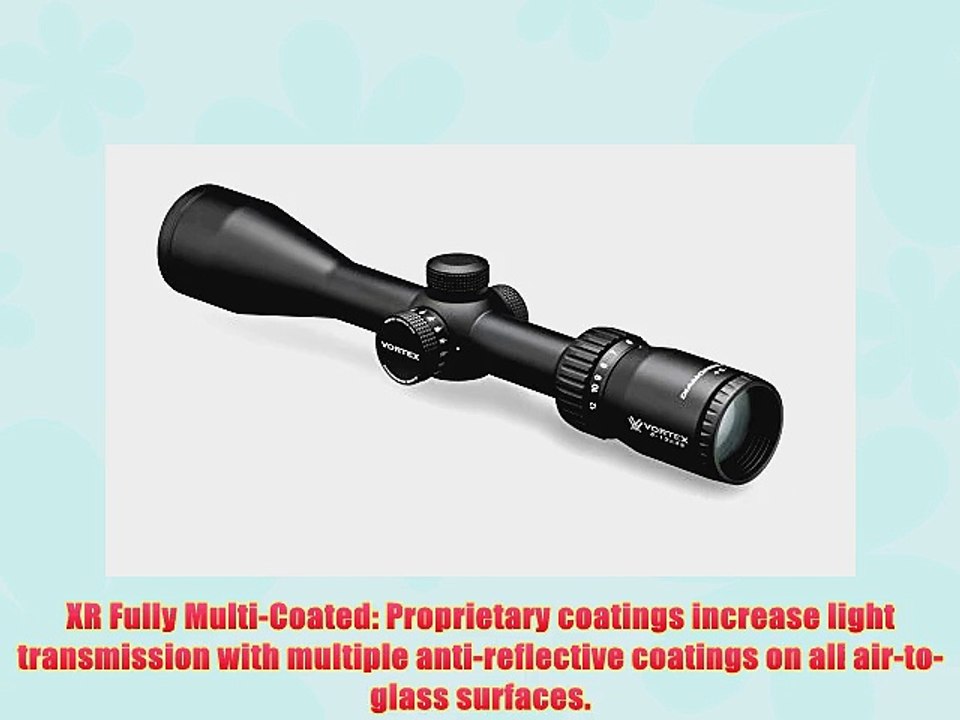 Vortex Optics Diamondback HP 3-12x42 Dead-Hold BDC Reticle 1-Inch Tube Black (DBK-10015)