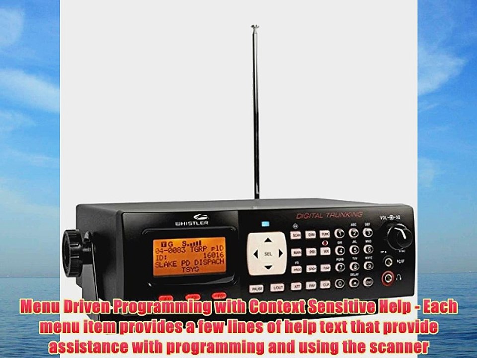 Whistler WS1065 Digital Desktop Scanner (Black)