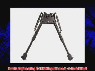 Harris Engineering S-BRM Hinged Base 6 - 9-Inch BiPod