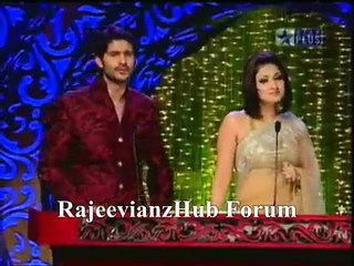 Rajeev Khandelwal introducing surprize element  at star parivar award 2010