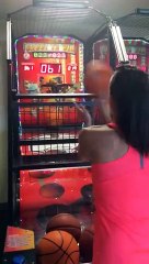 Agnieszka Radwanska playing Basketball