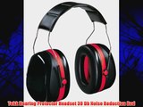 Tekk Hearing Protector Headset 30 Db Noise Reduction Red