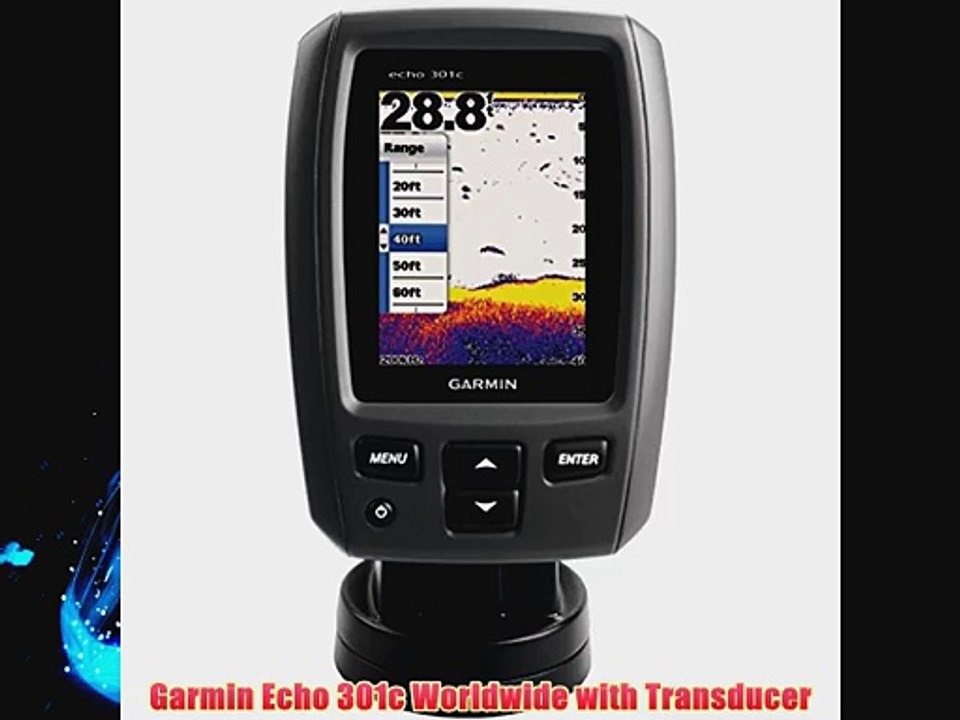 Garmin Echo 301c Worldwide with Transducer