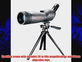 Tasco World Class 20-60x 80mm 45-Degree EP Spotting Scope with Tripod