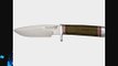 Blackjack Knives 125GM Classic Model 125 Fixed Blade Knife with Green Canvas Micarta Handles