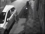 CCTV Footage - Laptop stolen from car within a minute