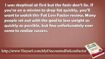 Fat Loss Factor Revealed And Fat Loss Factor Program