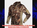 Browning Dirty Bird Smoothbore Fleece 1/4-Zip Mossy Oak Shadow Grass Blades XL 3016052504