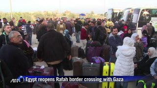 Egypt reopens Rafah border crossing with Gaza for two days