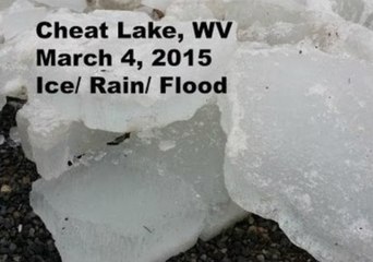 Fast-Flowing Ice Chunks Damage Cheat Lake Marina