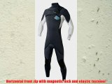 NP Surf Mission Front Zip 4/3mm Full Wetsuit Graphite/Silver Medium Tall