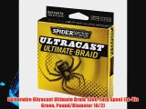 Spiderwire Ultracast Ultimate Braid 1500-Yard Spool (Lo-Vis Green Pound/Diameter 10/2)