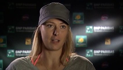 Indian Wells 2014 Saturday Interview Sharapova