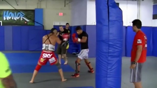De olho em Weidman, Belfort faz sessão de sparring em academia