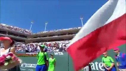 Indian Wells 2014 Final Highlights Pennetta Radwanska