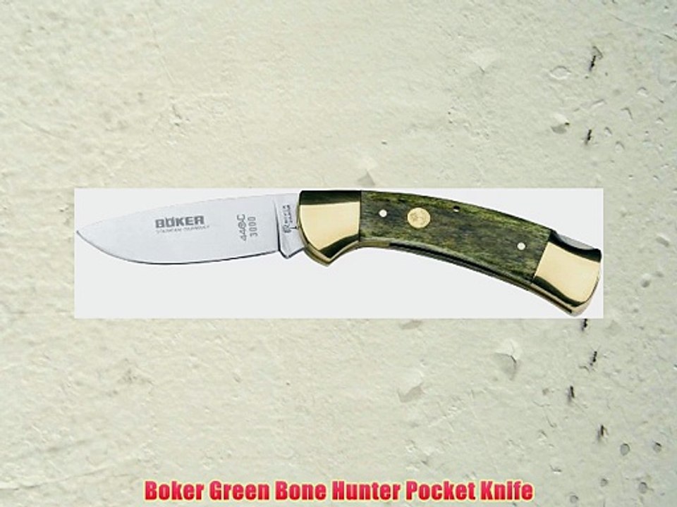Boker Green Bone Hunter Pocket Knife