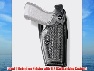 Safariland 6280 Level II SLS Retention Duty Holster Mid-Ride Black Basketweave Beretta 92 F