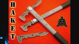 Tops Knives HAKET01TK HAKET Tactical (Hawk and Knife Emergency Tool) with Chrome-Moly Alloy