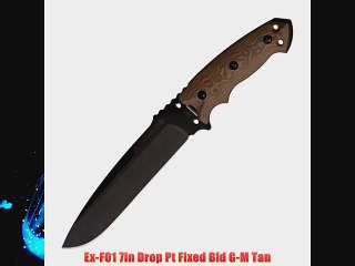Ex-F01 7In Drop Pt Fixed Bld G-M Tan