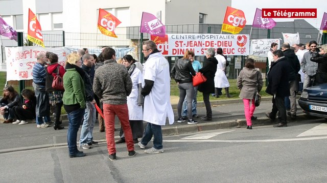 Saint-Brieuc. Débrayage au centre Saint-Benoit Menni