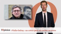 #tweetclash : #Valls-Onfray : un crétin peut en cacher un autre