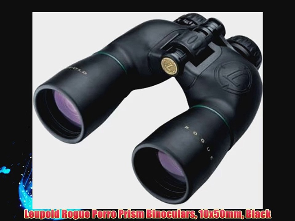 Leupold Rogue Porro Prism Binoculars 10x50mm Black