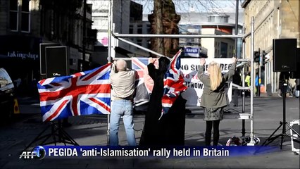 UK's first 'anti-Islamisation' rally dwarfed by counter-demo