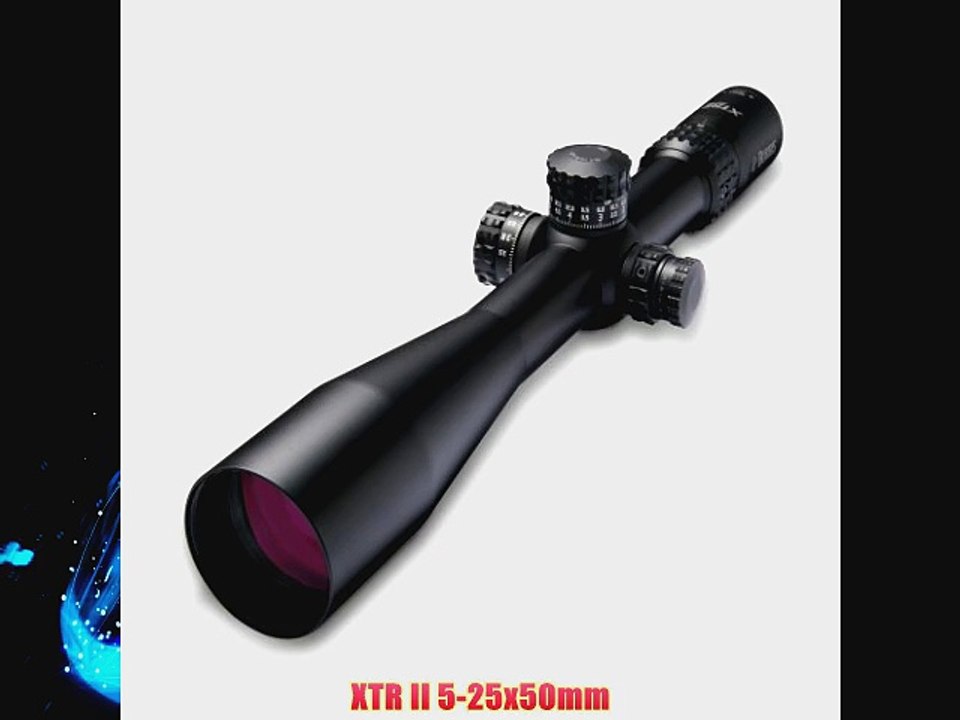 Burris XTR II Riflescope with G2B Illuminated Mil-Dot Reticle 5-25x 50mm
