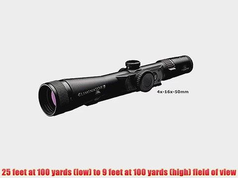 Burris 200116 Eliminator 4-16 x 50 x 96 Scope Black