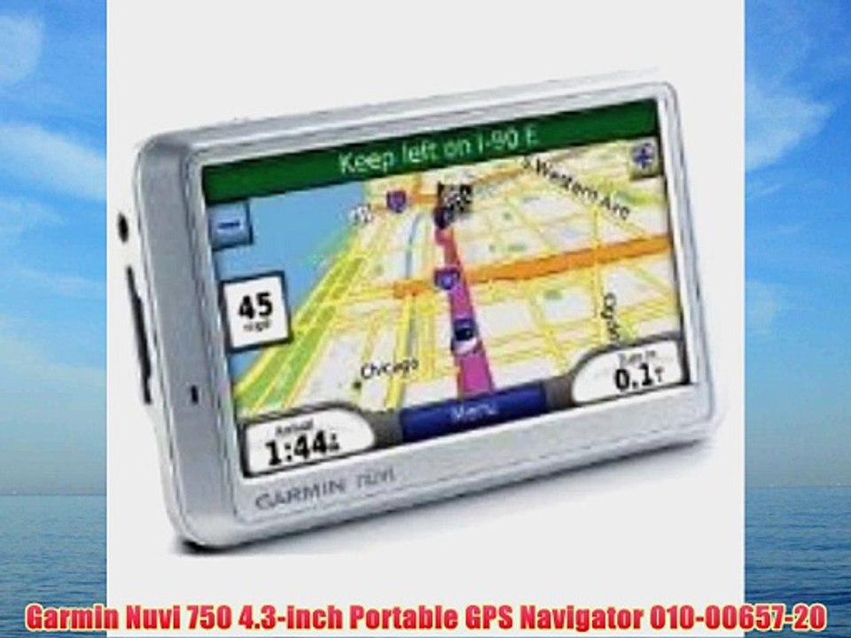 Garmin Nuvi 750 4.3-inch Portable GPS Navigator 010-00657-20