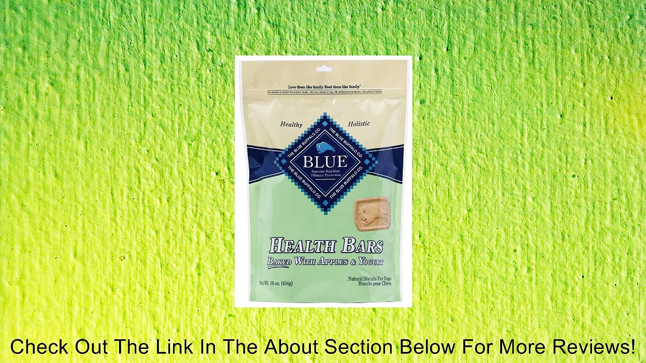 Blue Buffalo Health Bars for Dogs, Apple Yogurt, 16-Ounce Bag Review