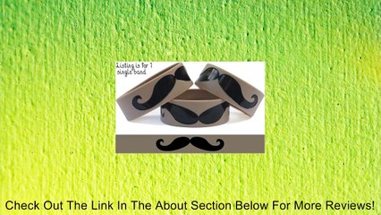 Moustache Mustache Wristband Funny Bracelet One Inch Merchandise Review