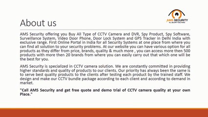 AMS Security- No 1 Security System Company in Delhi India