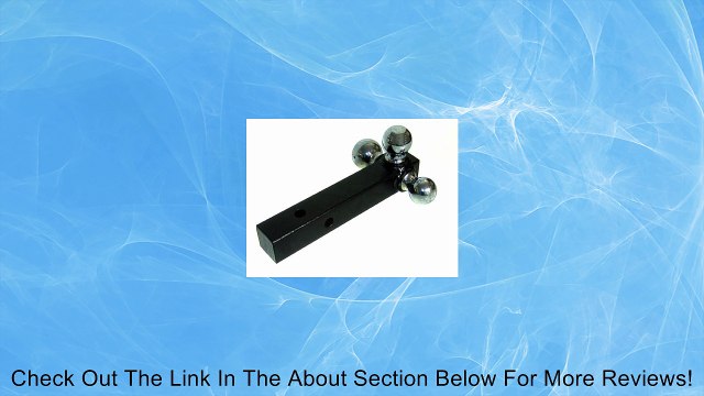 Pit Posse 3 Three Way Tri Ball Tow Hitch Trailer Receiver Mount Steel 1-7/8 2 2-5/8 Review