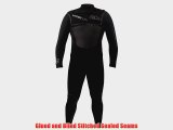 Hyperflex Wetsuits Men's 3.2-mm Amp-3 Front Zip Fullsuit (Black XXX-Large)