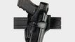 Safariland 070 Level III Retention Duty Holster Mid-Ride Black Plain Glock 17 22 (Right Hand)