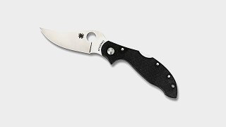 Spyderco Persian 75mm Black G-10 Knife