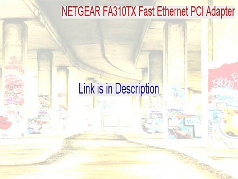 NETGEAR FA310TX Fast Ethernet PCI Adapter Full (netgear fa310tx fast ethernet pci card 2015)