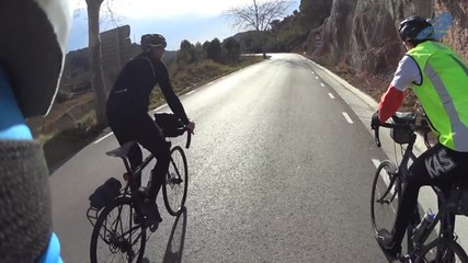 PEDALANT DE L'ALBADA A LA POSTA. BREVET 200 EL PLA DE SANTA MARIA.