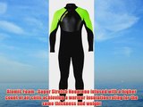 Hyperflex Wetsuits Men's Voodoo 3/2mm Back Zip Fullsuit Black/Green 3X-Large