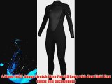 O'Neill Wetsuits Women's D-Lux 3Q-Zip 4/3mm Fluid Seam Weld Full Suit Black 8 Short
