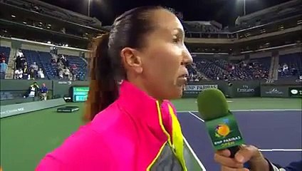Indian Wells 2014 Sunday Interview Jankovic