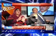 Ali M. Khan (PTI) Vs Mehreen Raja (PPP) On issue Of Murad Saeed In A Live Show
