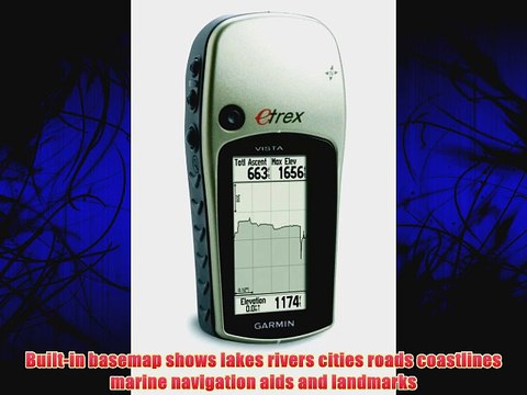 Garmin eTrex Vista H Handheld GPS Navigator