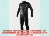 O'Neill Wetsuits Men's Heat 3Q-Zip 3/2mm Fluid Seam Weld Full Suit Black Medium