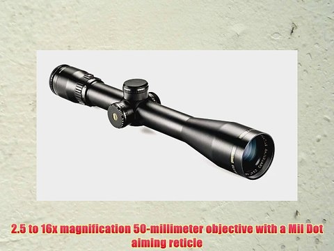 Bushnell Elite 6500 Mil Dot Reticle Riflescope with Rainguard 2.5-16 x 50