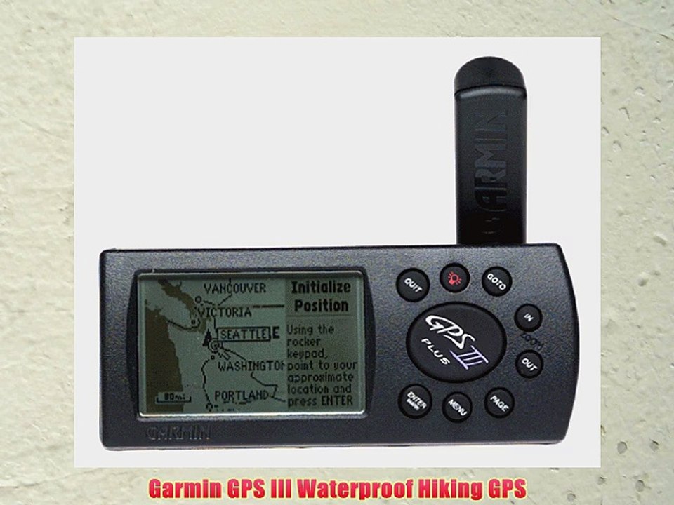 Garmin GPS III Waterproof Hiking GPS