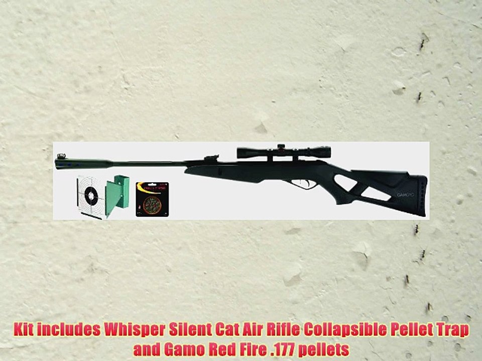 Gamo Silent Cat Air Rifle Kit .177 Caliber