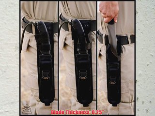 Tops Knives Longhorn Bowie Black River Wash
