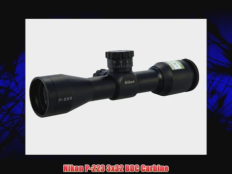 Nikon P-223 3x32 BDC Carbine